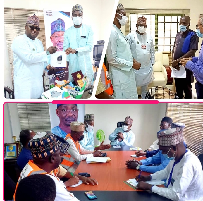 Nasarawa State Social Investment Focal Person, Hon Imran Usman Jibrin, and a delegation comprising of National Social Investment Programmes (NSIP) monitoring team from the Federal Ministry of Humanitarian Affairs, Disaster Management and Social Development (FMHDS)