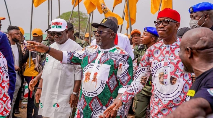 Okowa urges Ethiope West Voters to come tops in election results for PDP