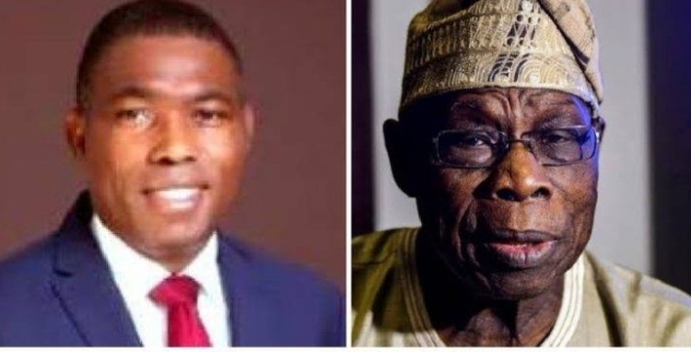 Prince Adewole Adebayo, the Presidential candidate of the Social Democratic Party (SDP) and former Nigerian president, Olusegun Obasanjo