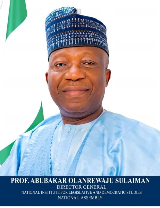 The Director-General of the National Institute for Legislative and Democratic Studies, Prof. Abubakar O. Sulaiman
