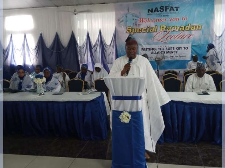 The Chairman, Nasir-Lahu- Fatih Society NASFAT, FCT Dr Nasirdeen Olaitan Raji Mustapha
