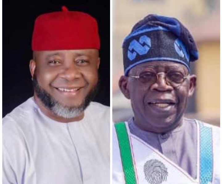 A party chieftain and two-time former national officer of the All Progressives Congress (APC), High Chief Nduka Anyanwu and President Elect, Asiwaju Bola Tinubu