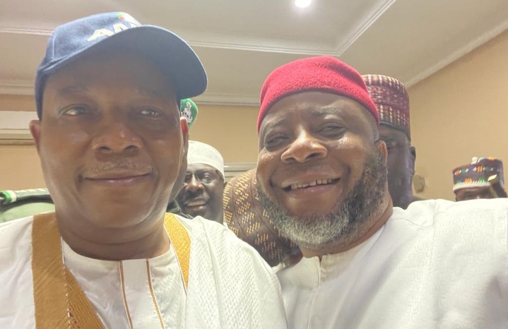 Vice President-elect of Nigeria, Senator Ibrahim Shettima and two-time former national officer of the governing All Progressives Congress (APC), High Chief Nduka Anyanwu