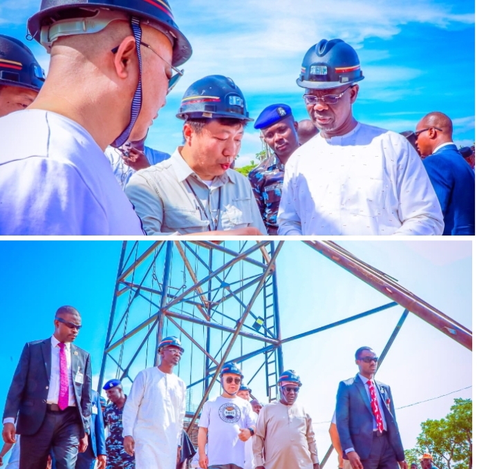 Engineer Sule inspects construction of 100m USD, 3000 tones per day Chinese lithium factory in Nasarawa