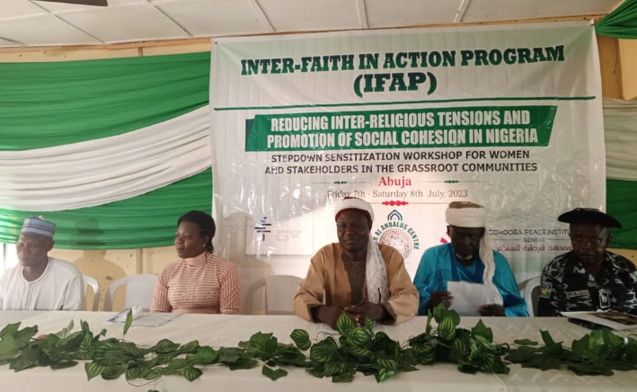 Some traditional rulers and security agents at the Inter-Faith Action Programme IFAP sensitization workshop in Kwali last Friday.