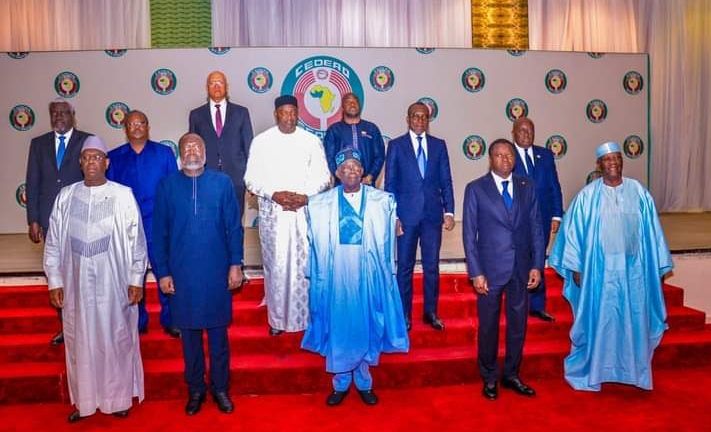 President Bola Ahmed Tinubu, President of the Federal Republic of Nigeria and Chairman of the Authority of Heads of State and Government of the Economic Community of West African States (ECOWAS) and other head of States