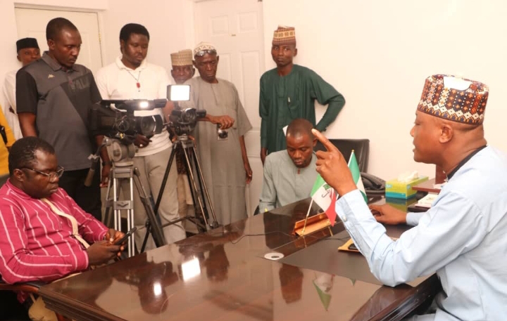 Hon Jonah Ali Dizaho, the Chairman, House Committee on Information with Journalists