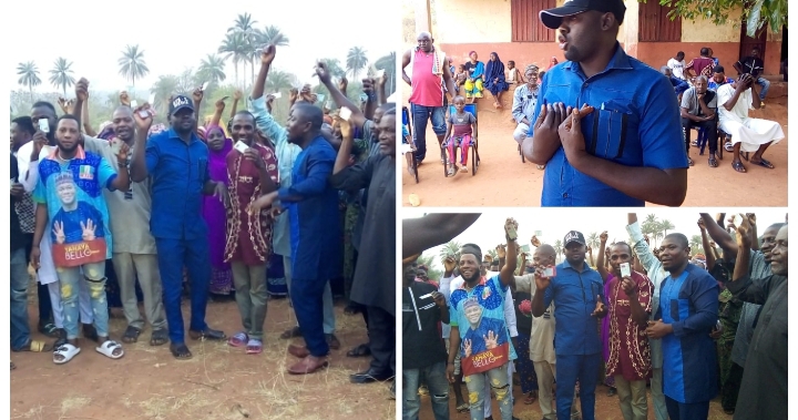 Kogi guber: Gov Bello's aide Ojodomo Simon returns to grassroots, drums support for APC candidate, Ododo