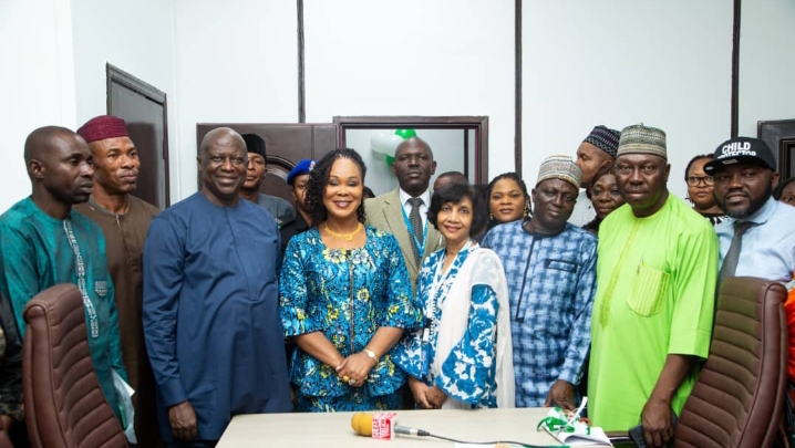 Honourable Minister of Women Affairs, Barr Uju Kennedy Ohanenye, the Country Representative of the UNICEF on Child Protection, Christian Munduate represented by Deputy Country Representative Rownak Khan and other stakeholders in Abuja