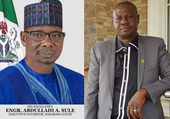 Nasarawa State Governor, Engineer Abdullahi Sule and Alhaji Usman Adams as Senior Special Assistant to the Governor on investment
