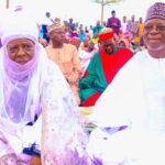 Chairman Toto LG Traditional Council of Chiefs, the Ohimegye Opanda Umaisha HRH Alh. Usman Abdullahi and the immediate past Speaker of Nasarawa State House of Assembly Alhaji Ibrahim Balarabe Abdullahi