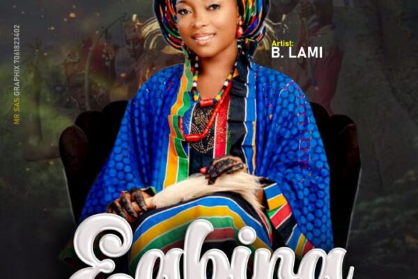 An award winning Egbira music icon, Halima Gimba, popularly known as B-Lami, (Zinariya Waka Girinya