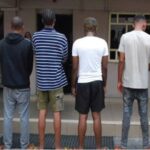 Convicted internet fraudsters being paraded by EFCC