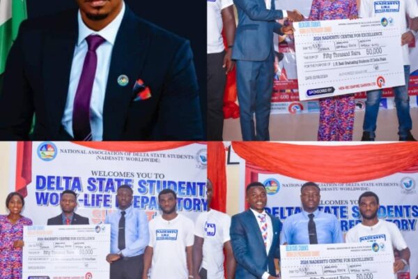 Onoriode Agofure honours best Graduating Students at NADESSTU Summit