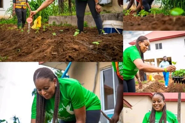 Nigerian Governor's Wife who prefer Farming