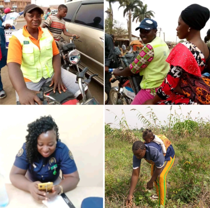 Meet Kogi Lady with 3 kids who take men's profession for survival