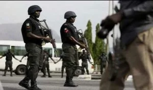 Police officers on duty