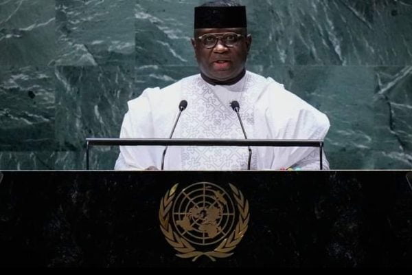 Sierra Leone's President Maada Bio