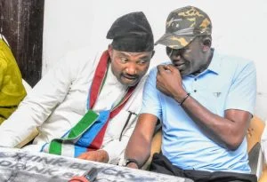 Executive chairman, Kogi State Civil Service Commission, Barr. Muhammed Tanko Musa Osuku and Kogi State Commissioner for Solid Minerals and Natural Resources, Engineer Abubakar Mohammed Bashir Gegu
