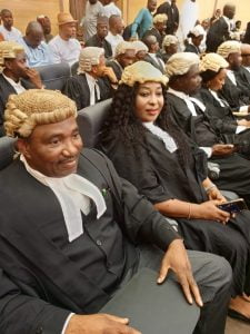 Barrister Muhammed Tanko Musa Osuku and a team of legal experts in Supreme Court 