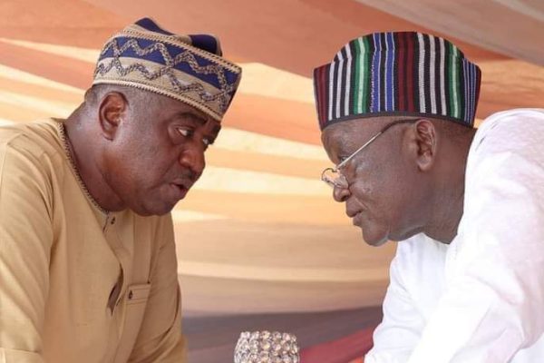 Senator Gabriel Torwua Suswam and Chief Samuel Ortom