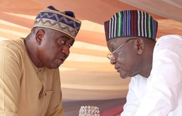 Senator Gabriel Torwua Suswam and Chief Samuel Ortom