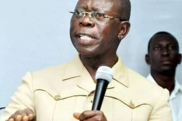 Former Governor of Edo State, Senator Adams Oshiomhole