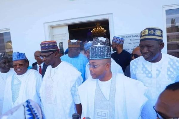 Nasarawa State Governor and Chairman, North Central Governor’s Forum Engr. Abdullahi A. Sule and Kogi State Governor, Ahmed Usman Ododo