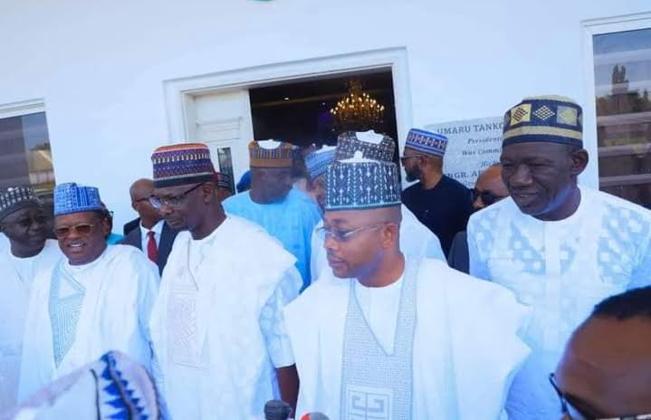 Nasarawa State Governor and Chairman, North Central Governor’s Forum Engr. Abdullahi A. Sule and Kogi State Governor, Ahmed Usman Ododo