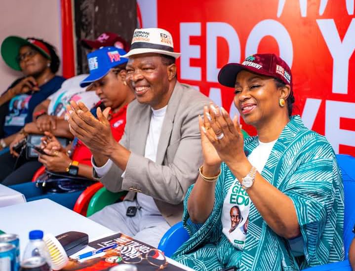 Wife of the Edo State PDP governorship candidate, Mrs Ifeyinwa Ighodalo