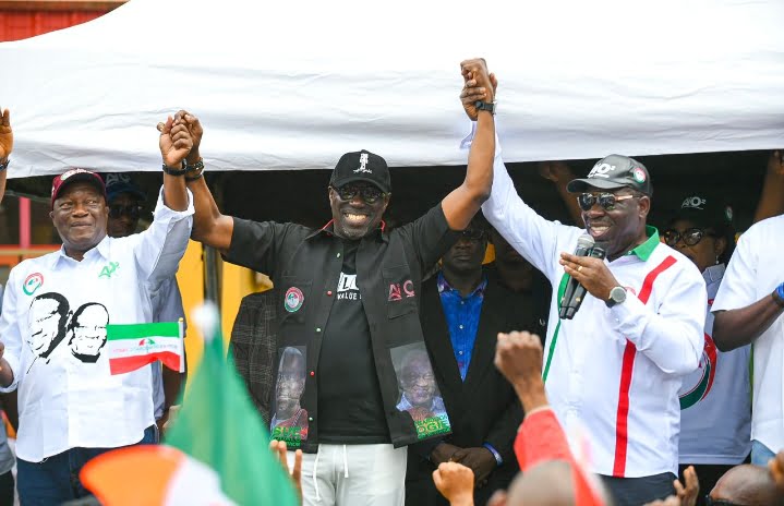 Edo 2024: Obaseki Takes PDP Campaign To Owan West, East