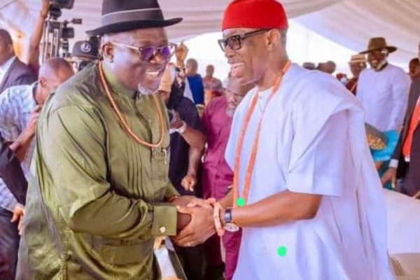 Delta State Governor, Rt Hon Sheriff Oborevwori and former Delta State Governor, Senator Arthur Okowa