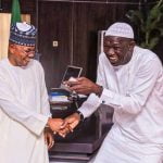 Kogi State Governor, Ahmed Usman Ododo and Kogi State Commissioner for Solid Minerals and natural resources, Engineer Mohammed Abubakar Bashir Gegu