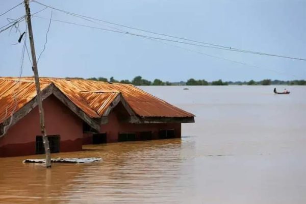 Flooded house