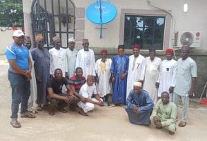 Images of Barr Muhammed Tanko Musa Osuku and his people visiting Ohiogba of Mozum