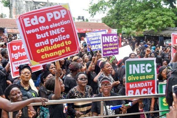 Edo 2024: Edo PDP Women Decry Election Rigging, Vow to Recover Ighodalo's Stolen Mandate