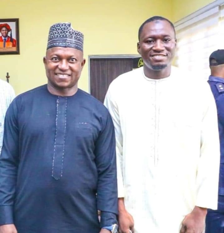 Kogi State Polytechnic Rector Lokoja, Professor Salisu Ogbo Usman and Abdulkadir Bin ABDULMALIK