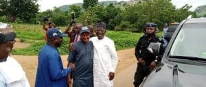 Hon. Abdullahi Aliyu Tashas, Executive Chairman of Toto Local Government Area and Immediate past Speaker of NSHA, Rt. Hon Ibrahim Balarabe Abdullah