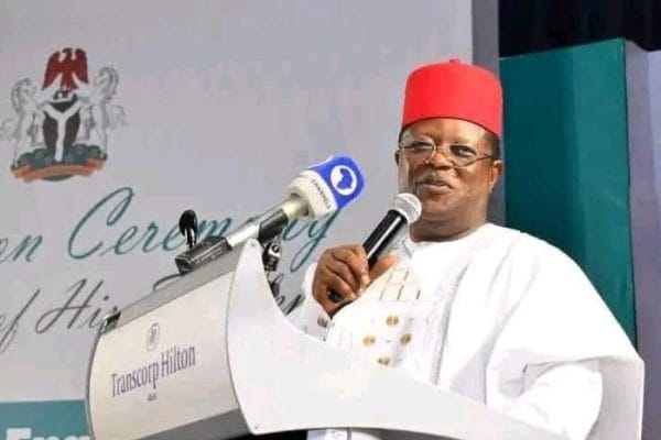 The Minister of Works David Umahi