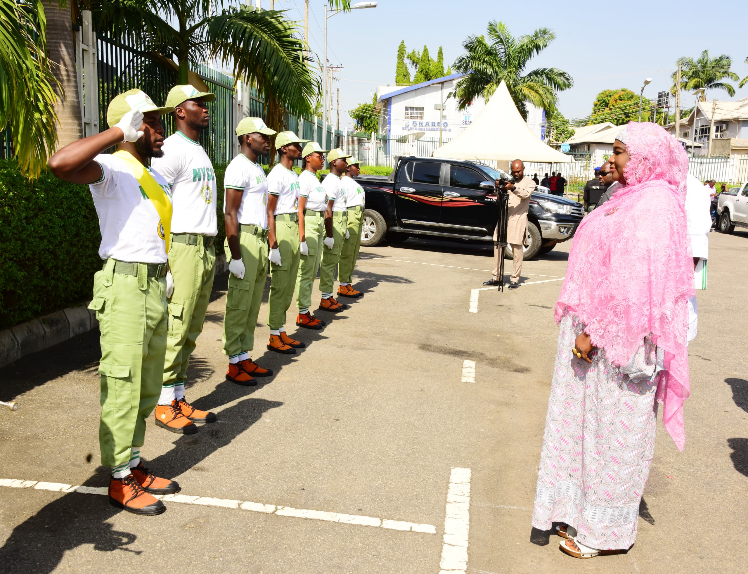 Dr. Mariya Mahmoud, Federal Capital Territory (FCT) Minister of State, and the National Youth Service Corps (NYSC)