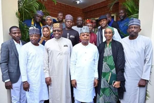 Kogi State Governor, Ahmed Usman Ododo (M) and delegation from Nigeria Export Processing Zones Authority (NEPZA)