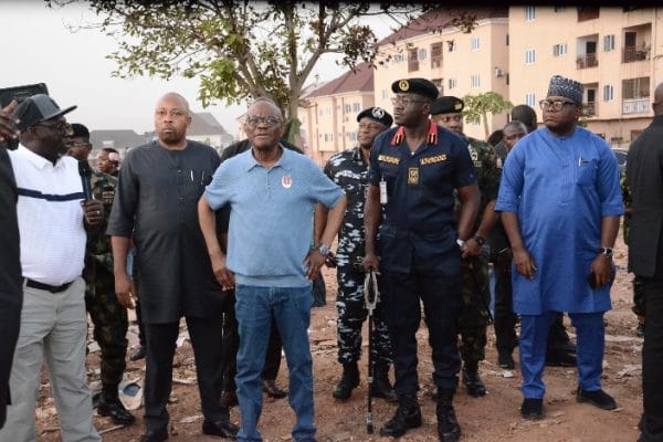 Minister of the Federal Capital Territory and immediate former Governor of Rivers State, Nyesom Wike and his team