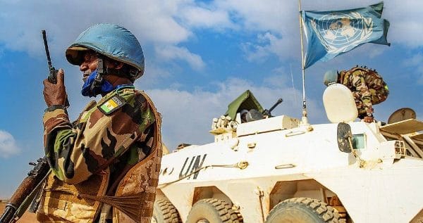 Military on peacekeeping operations