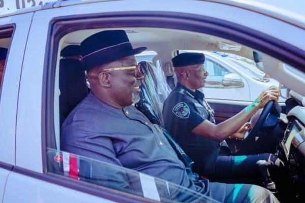 Rt Hon Sheriff Oborevwori, Governor of Delta State and Inspector General of Police, IGP, Mr Kayode Egbetokun