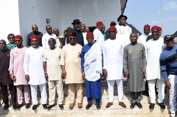 Sen. Dr. Ifeanyi Okowa, CON, the immediate past Governor of Delta State and Delegation from Delta North representing the people of Anioma