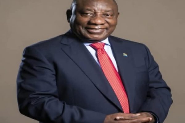 South African President, Cyril Ramaphosa