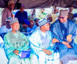 L-R: Alhaji Yahaya Ibrahim Osada (L), Barr Yakubu Galadima (M) and Alhaji Musa Muhammed Maikaya 