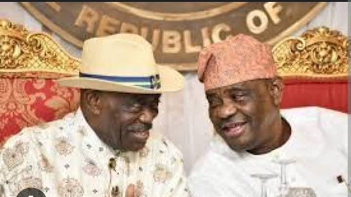 Former Rivers State Governor, Dr Peter Odili and Minister of the Federal Capital Territory (FCT) Nyesom Wike