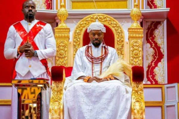 His Majesty, Ogiame Atuwase 111, the Olu of Warri