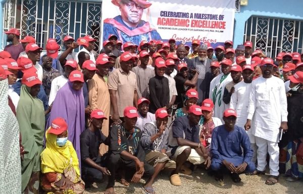 Barr. Labaran Shuaibu Magaji, the Commissioner for Justice and Attorney General of Nasarawa State, family members and supporters